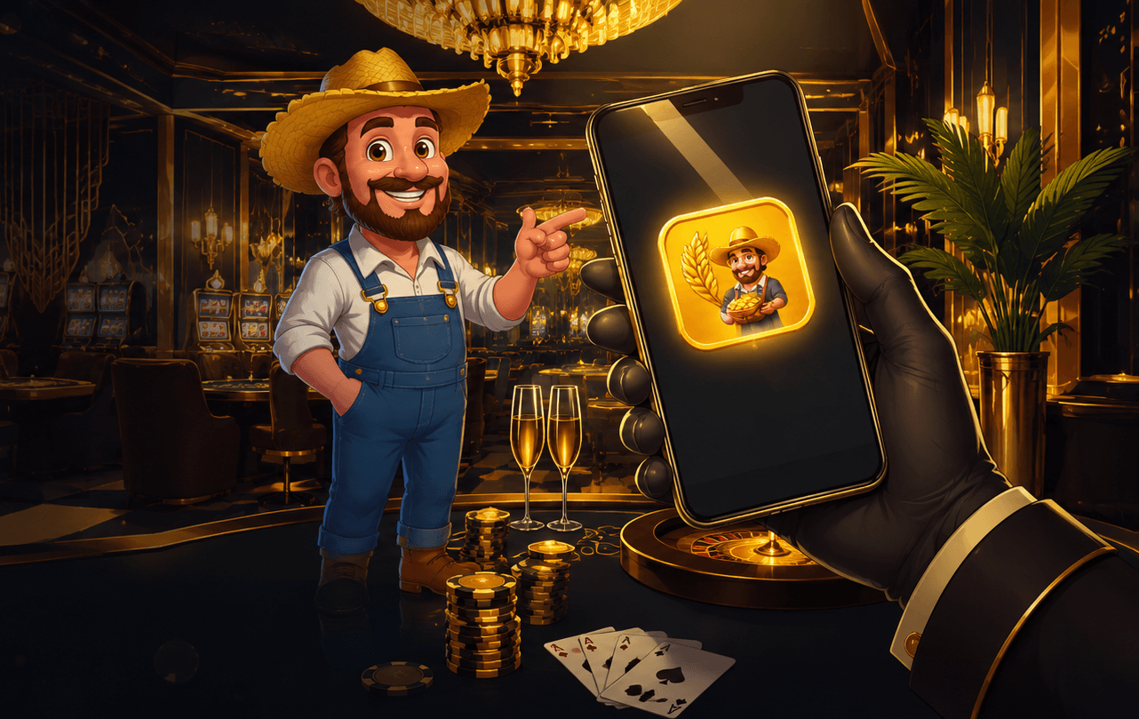 BillyBets Casino mobilgrensesnitt på smartphone som viser spillelobby og cashier